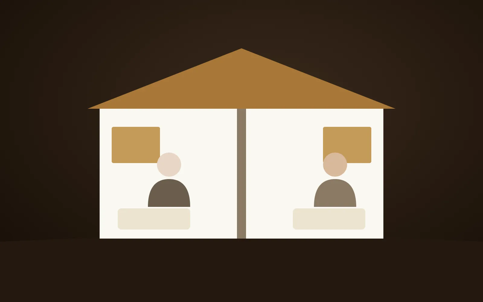 Can you be separated and live under the same roof?