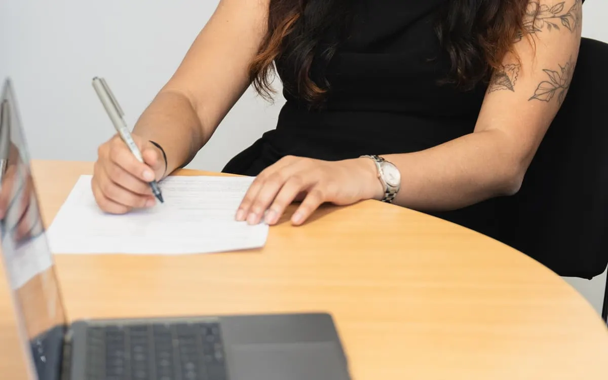 Signing legal documents